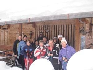 Die erste Schneeschuhwanderung des Winters zur Tscharnietalm (1.976m)