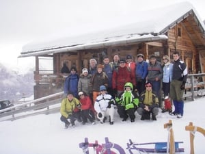 Escursione con le ciaspole a neve fresca