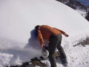 Prendere sole nelle montagne della Val Casies