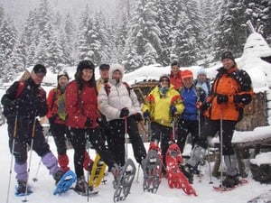 Con le racchette da neve nella Valle di Pidig
