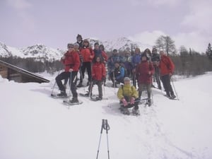 Die letzte Schneeschuhwanderung