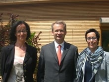 Landesrat Dr. Laimer zu Besuch im Pfösl