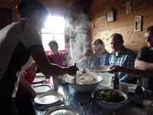 Escursione alla malga di famiglia
