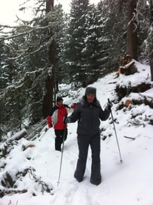 Schneeschuhwanderung im Paradies