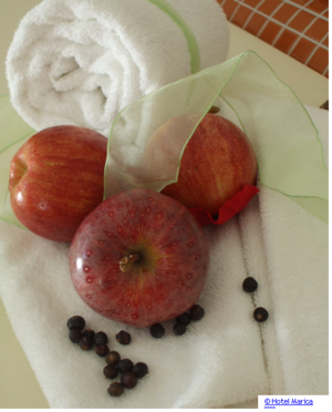 Südtiroler Apfel im Hotel Marica