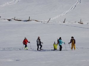 Durch den Schnee mit Bernadette