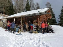 Schneeschuhwanderung ins hintere Ultental mit herzhaftem Einkehrschwung