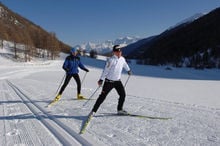 Langlaufen im Schlinigertal