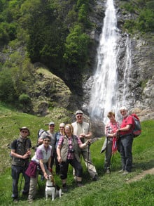 ...zu einem der beeindruckendsten Wasserfälle der Alpen!