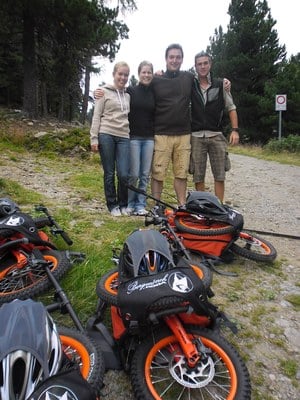 Wander- und Biketour mit dem Rucksackbike