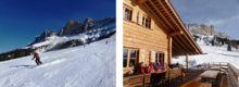 Super Schnee und tolle Hütten