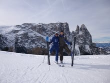 Frühlingsfeeling auf der Seiser Alm