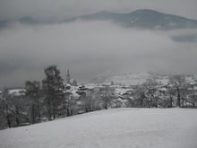 Schneeweißes Feldthurns