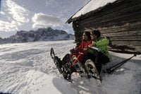 Schneeschuhwanderung vom Kurterhof zu den Fellas Wiesen