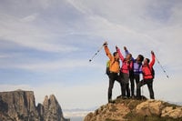 Happiness on top and alpine wellness
